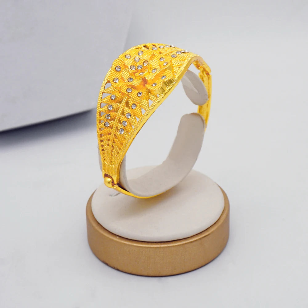 2023 Fine Jewelry Sets For Women Dubai Bridal Wedding Gifts Necklace Bracelet Earrings Ring Jewellery Set African Bead jewelry