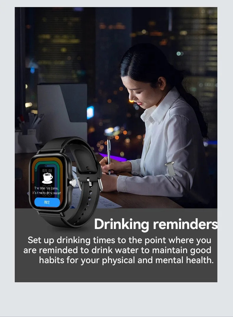 XiQeer Smart Watch For Women Men Wristwatch Bluetooth Call Player Music Fitness Sport Bracelet Sleep Monitor Digital Watches