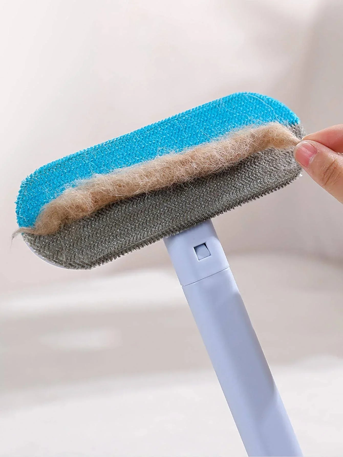 Pet Hair Removal Set Tool Reusable Static Removal Gloves Double-Sided Grooming Gloves Remove Dog Cat Fur Hair for Carpets Sofa