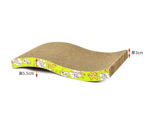 New bowl cat scraper sharpening claw cardboard corrugated board scratch-resistant cat scratch board Cat toy sofa cushion bed