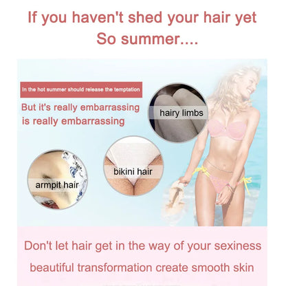 Professional 2 in 1 Epilator Electric Razor Hair Removal for Women Painless Face Shaver Bikini Pubic Hair Trimmer Machine Tools