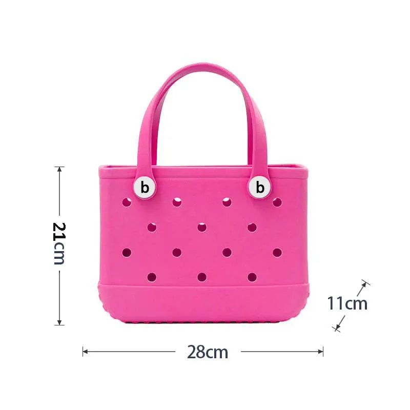 Bogg Bag Mini Childs Beach Rubber Tote Bags XL L M Size EVA Waterproof Summer Storage Basket Women Shopping Bag Kid Beach Bag