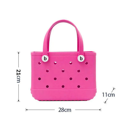 Bogg Bag Mini Childs Beach Rubber Tote Bags XL L M Size EVA Waterproof Summer Storage Basket Women Shopping Bag Kid Beach Bag