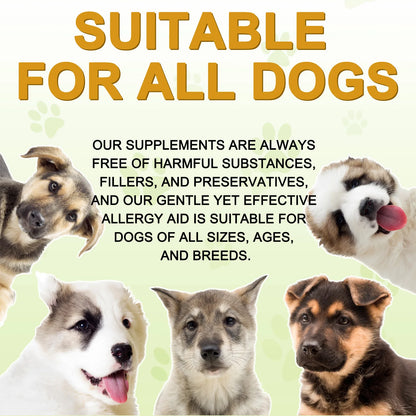 Comprehensive Canine Allergy Aid & Immunity Support Strengthening Dog's Defenses Against Allergens Enhanced Health and Vitality