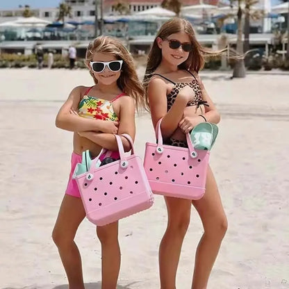 Bogg Bag Mini Childs Beach Rubber Tote Bags XL L M Size EVA Waterproof Summer Storage Basket Women Shopping Bag Kid Beach Bag