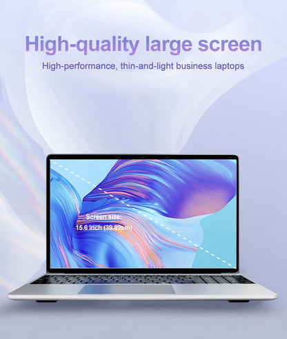 NEW 15.6" Ultra Slim Laptop 16GB RAM 2TB SSD Intel N3700 Notebook Gamer 1920*1080 Display Office Study Computer PC Windows11 Pro