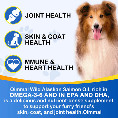 OMEGA-3 Health Supplement Suit for Dogs Cats Help Alleviate Seasonal Allergies Promotes Skin & Coat Health Boots Immune Function