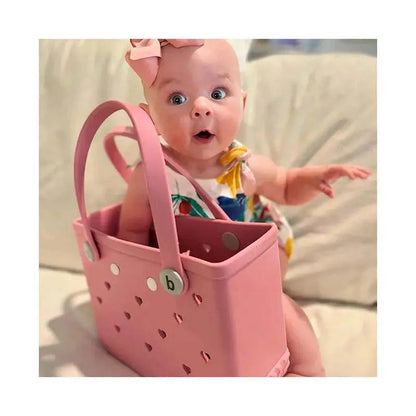 Bogg Bag Mini Childs Beach Rubber Tote Bags XL L M Size EVA Waterproof Summer Storage Basket Women Shopping Bag Kid Beach Bag