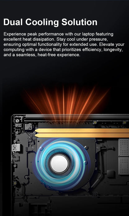 15.6" HD N4000 IPS Laptop Computer Intel CeleronNotebook PC Fingerprint Unlock Windows 11 Pro 16GB DDR4 1TB SSD Gaming Laptop