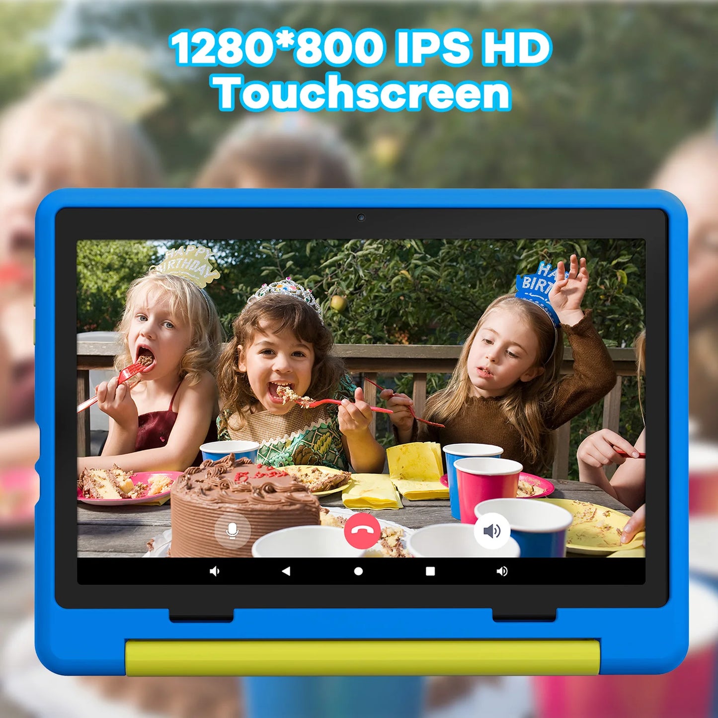 Kid Tablet 10 Inch Android 14 Octa Core 8GB RAM 64GB ROM 128GB Expandable 5000mAh WiFi Bluetooth Children's Gift Kids Software