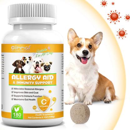 Comprehensive Canine Allergy Aid & Immunity Support Strengthening Dog's Defenses Against Allergens Enhanced Health and Vitality