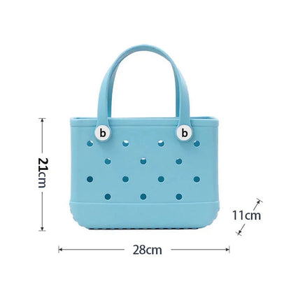Bogg Bag Mini Childs Beach Rubber Tote Bags XL L M Size EVA Waterproof Summer Storage Basket Women Shopping Bag Kid Beach Bag