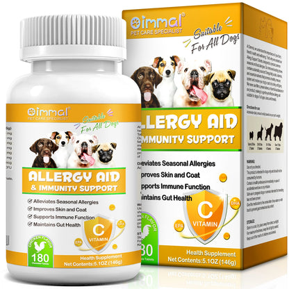 Comprehensive Canine Allergy Aid & Immunity Support Strengthening Dog's Defenses Against Allergens Enhanced Health and Vitality
