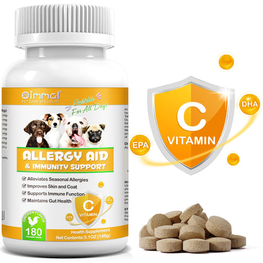 Comprehensive Canine Allergy Aid & Immunity Support Strengthening Dog's Defenses Against Allergens Enhanced Health and Vitality