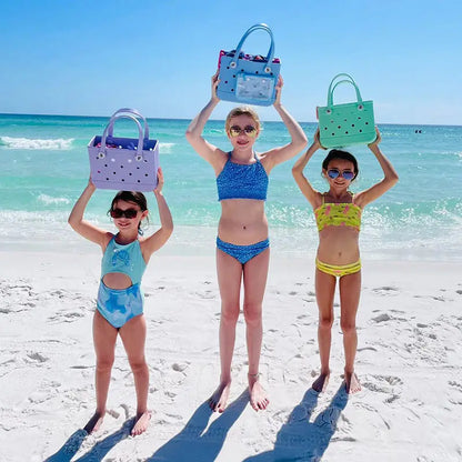 Bogg Bag Mini Childs Beach Rubber Tote Bags XL L M Size EVA Waterproof Summer Storage Basket Women Shopping Bag Kid Beach Bag