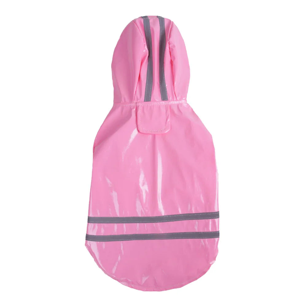 Dog Raincoat Reflective Pet Puppy Clothes Small Dog Rain Jacket Waterproof Yorkie Poodle Bichon Pomeranian Schnauzer Corgi Coat