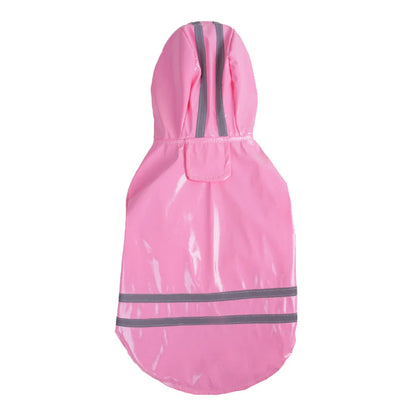 Dog Raincoat Reflective Pet Puppy Clothes Small Dog Rain Jacket Waterproof Yorkie Poodle Bichon Pomeranian Schnauzer Corgi Coat
