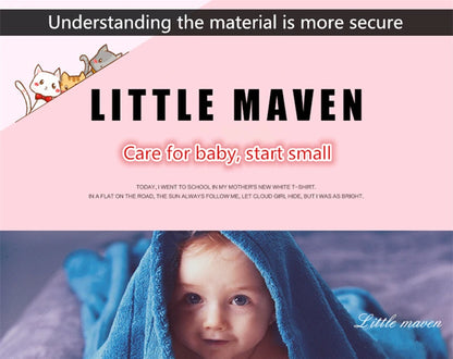Little maven Children's Clothing 2024 Autumn Spring Baby Girls Kids Clothes Long Sleeves Cartoon Bees Dress with Pockets Cotton