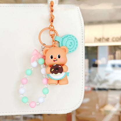 BP Butter Bear Keychain Rubber Plastic Keychain Gift Pendant Factory Wholesale Customized One-piece Order Spot