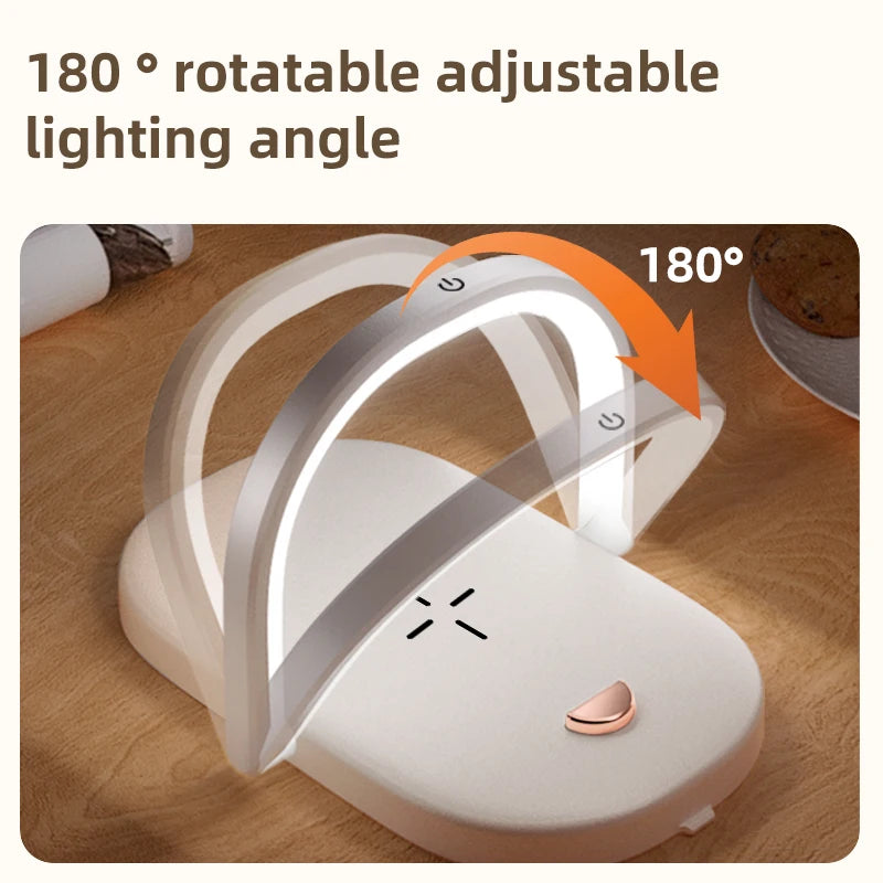 Mart Wireless Charger Table Lamps LED Night Light Bedside Desk Lamp 2024 Dropshipping Products Portable