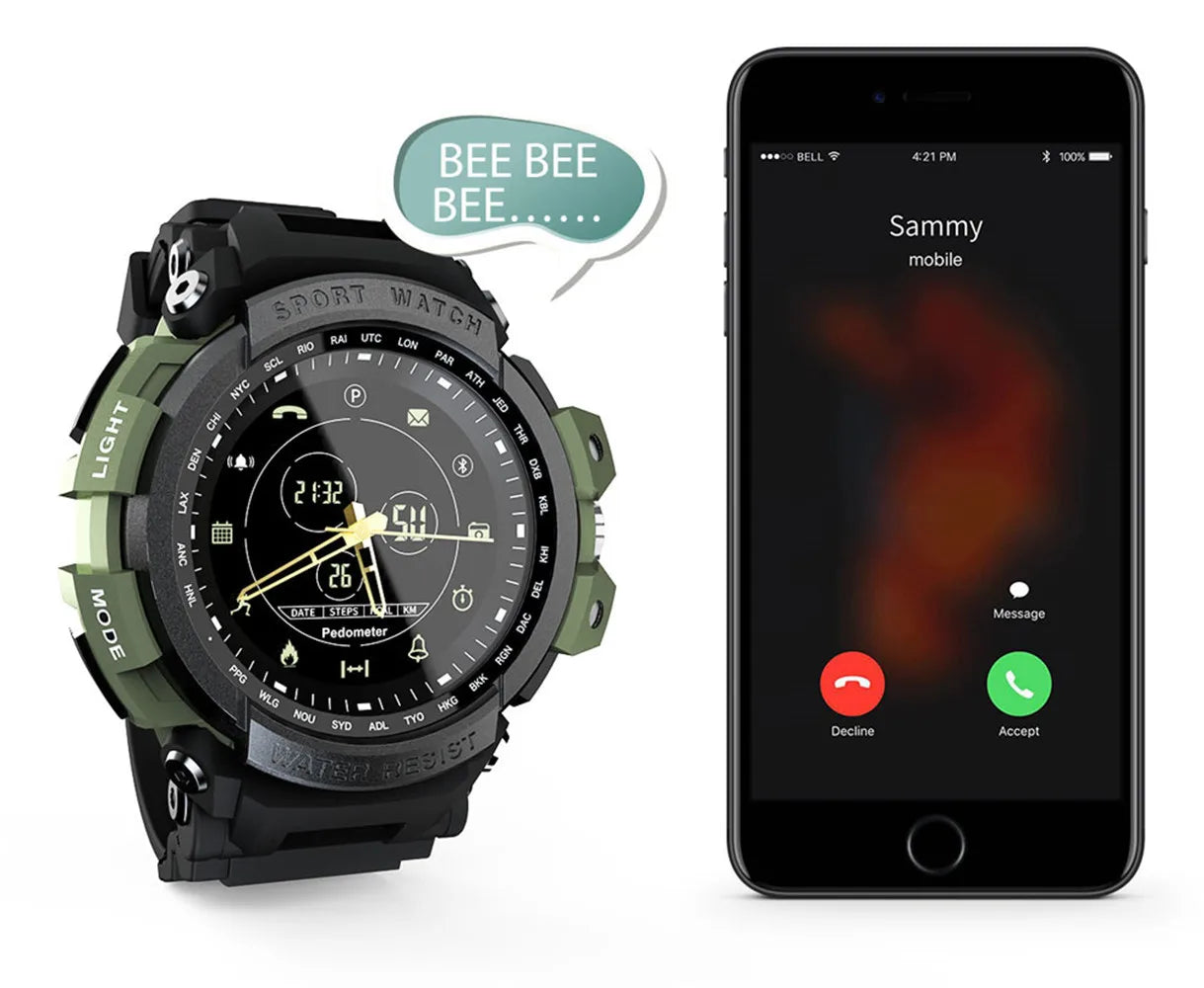 MK28 intelligent sports watch men's mountaineering Bluetooth watch outdoor step counting Bluetooth 4.0.