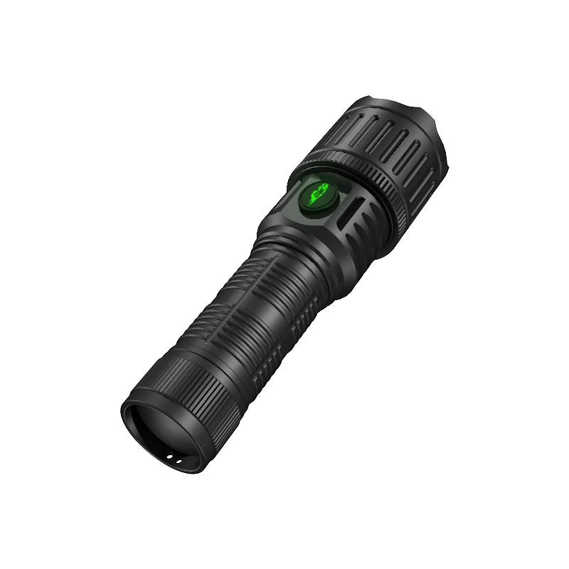 Foxhawk G30 Multifunctional Tactical High Lumen 12000 Lumens Laser Pointer Self Defense Flashlight