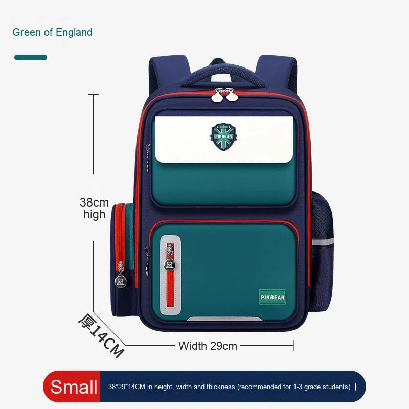 Shaodong's Lightweight Burden-Reducing Kidsren's Backpacks Large Capacity Multi-Flap Pocket Pants Primary School Students Grades