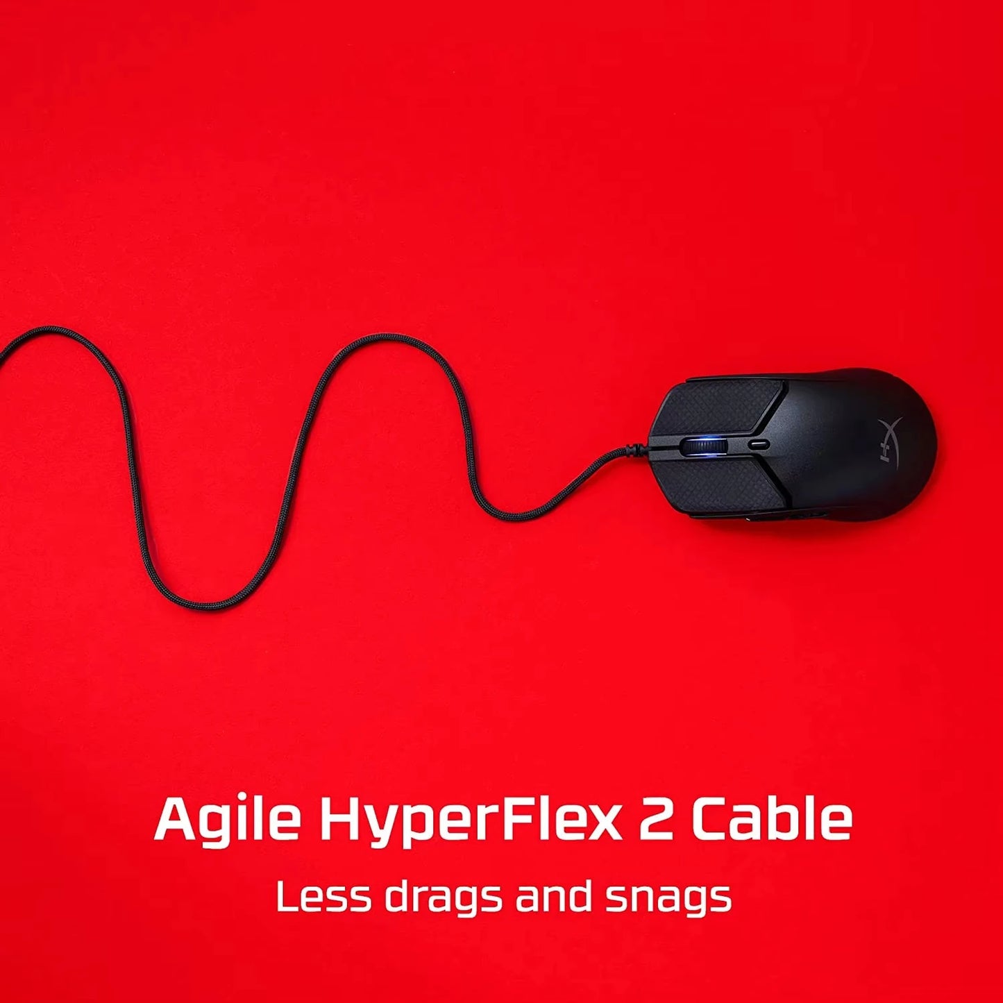 HyperX Pulsefire Haste 2 RGB Wired Gaming Mouse 8000Mhz Opto-Electronic 26000 DPI 5-8 Programmable Buttons USB New 100%