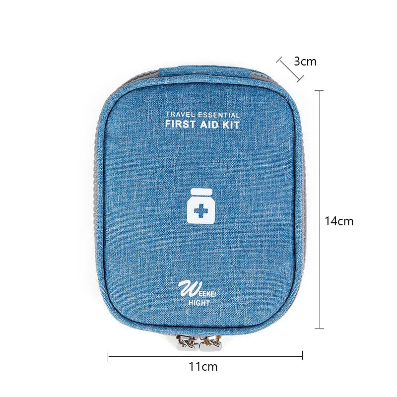 Mini Portable Medicine Storage Bag Camping Outdoor Travel First Aid Kit Medicine Bags Organizer Emergency Survival Bag Pill Case