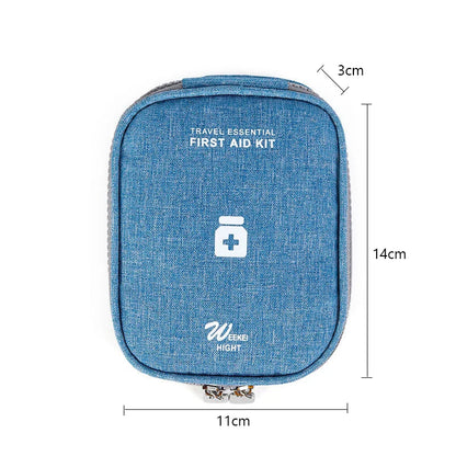 Mini Portable Medicine Storage Bag Camping Outdoor Travel First Aid Kit Medicine Bags Organizer Emergency Survival Bag Pill Case