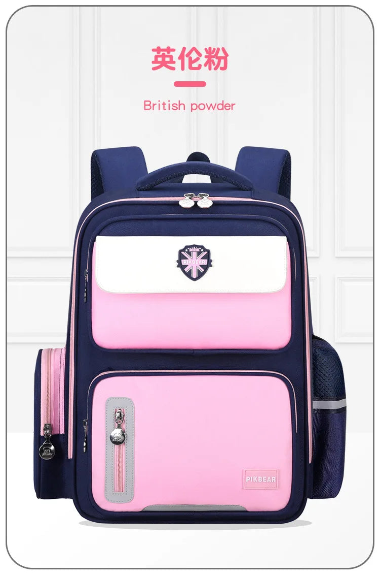 Shaodong's Lightweight Burden-Reducing Kidsren's Backpacks Large Capacity Multi-Flap Pocket Pants Primary School Students Grades