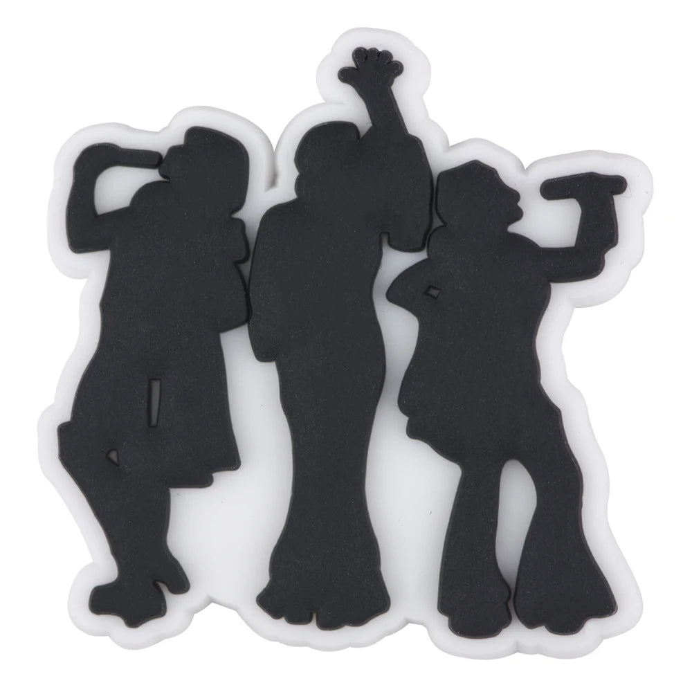 NEW 2025 Wholesale Custom Glow in the Dark Bunny Shoe Charms Accessories PVC Shoe Charms for Girls Kids Gift Clog Charm
