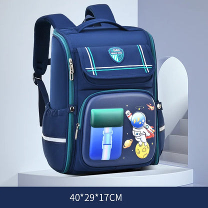 2023 Fashion Cartoon Student Mochila Escolar 1-6 Grade Spine Care Shoulder Bag High Quality School Bags