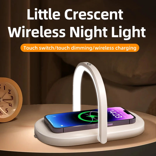 Mart Wireless Charger Table Lamps LED Night Light Bedside Desk Lamp 2024 Dropshipping Products Portable