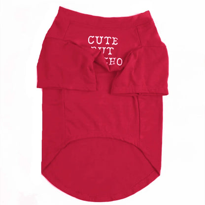 Dog Clothes for Pet Cat Vest Clothes For Small Dogs Cats Cotton Fashion Clothes for French Bulldog Pet T-shirt Chihuahua Costume