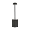 USB Rechargeable LED Table Light Modern Touch Lamp for Indoors & Outdoors Cone Shade Bedrooms Homes Cordless Restaurants Bars