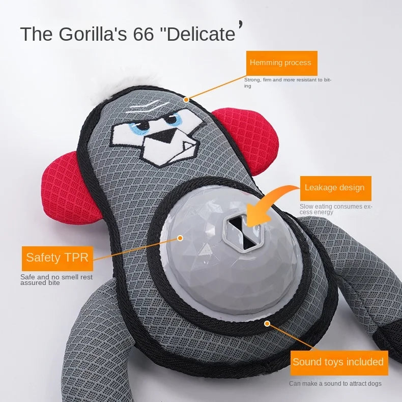 Cross-border Leakage Dog Toy Sound Paper Voice TPR Bite-resistant Molar-resistant Educational Interactive Fun Pet Supplies