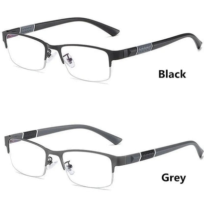 New Trend Reading Glasses Men and Women Half Frame PC Frame Diopters Business Office Men Prescription Glasses очки Oculos