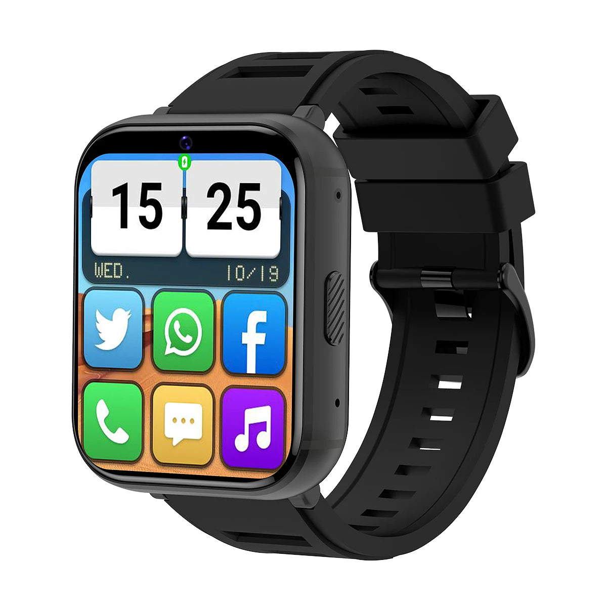 2.08 Inch GPS Navigator Wifi Bluetooth Music Video Call HD Camera 4G SIM Android APP Download Sport Smart Watch