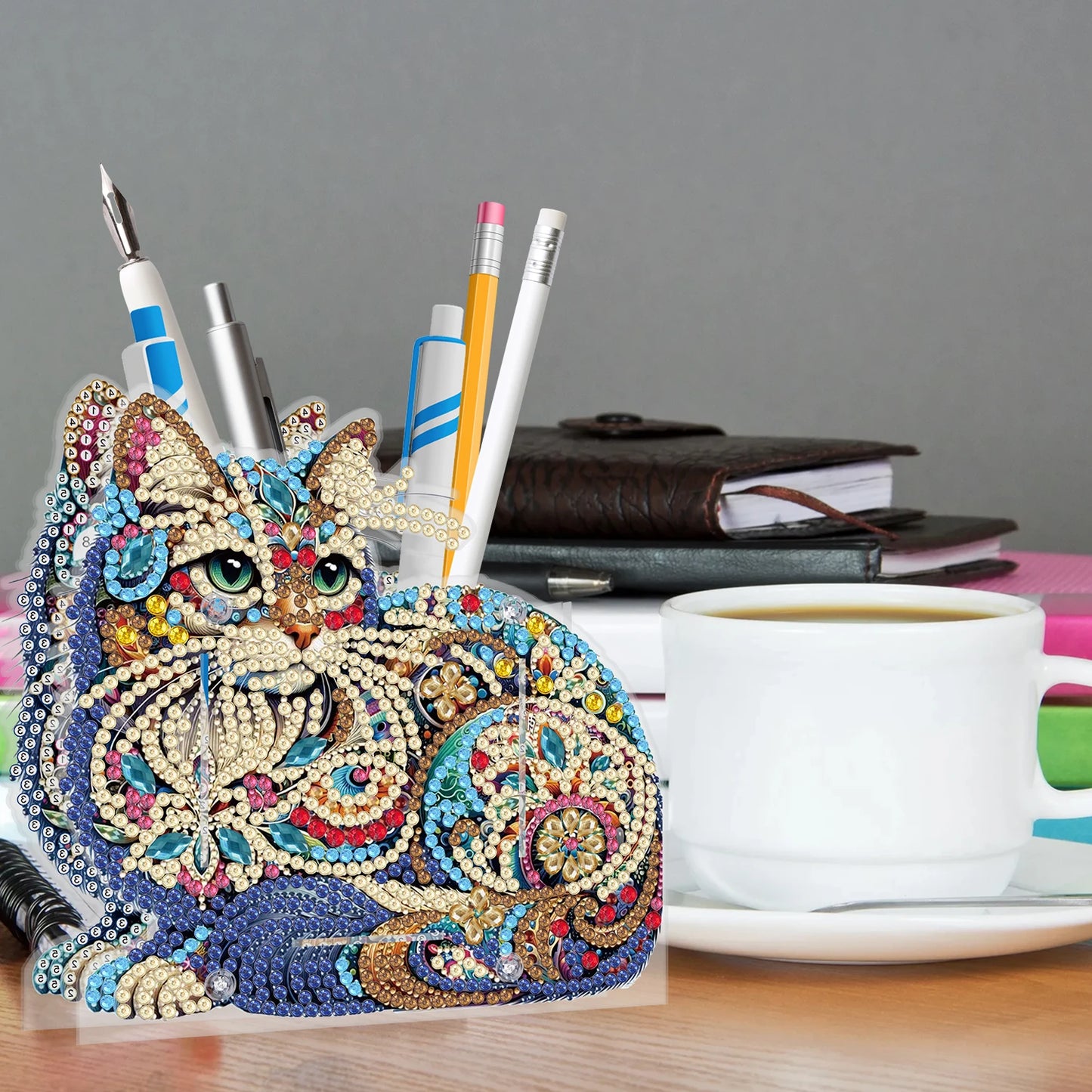 BT29 DIY Pen Holder Diamonds Painting