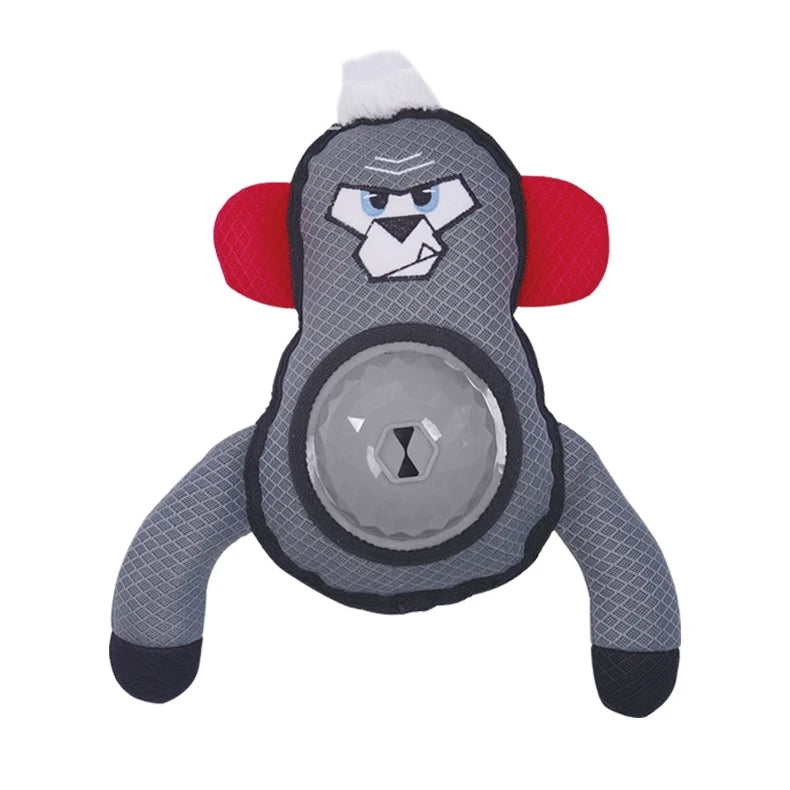 Cross-border Leakage Dog Toy Sound Paper Voice TPR Bite-resistant Molar-resistant Educational Interactive Fun Pet Supplies