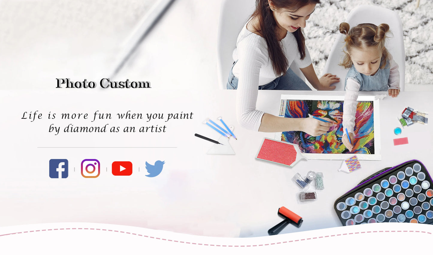 N-2218 Custom DIY Cat Diamond Painting Canvas Print Wholesale 5D Animal Diamond Painting Canvas