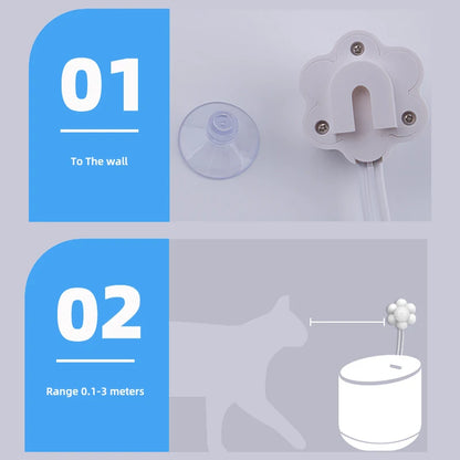 Petavista Dog Water Fountain Stainless Steel Pet Drinking Fountain for Cats Dogs 2L Ultra-Quiet Automatic Fountain Dog Drinker