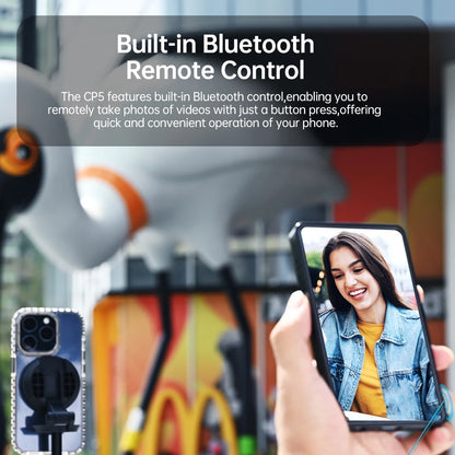 SHIMBOL CP5 Monitor Screen Rear Camera Mobile Phone Vlog Selfie Monitor Screen 5-inch FHD Touch Screen Rear Tiktok Live Video