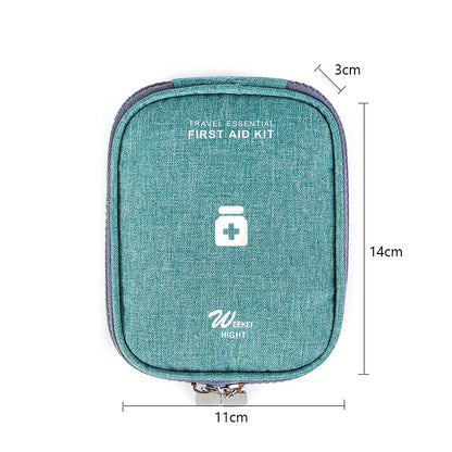 Mini Portable Medicine Storage Bag Camping Outdoor Travel First Aid Kit Medicine Bags Organizer Emergency Survival Bag Pill Case