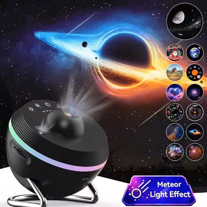 YDH-TKQ01 4K HD LED Light Projector  650 Lumens 720P 13 Galaxy Discs with Starry Projector Effect Portable Indoor Projector  4K