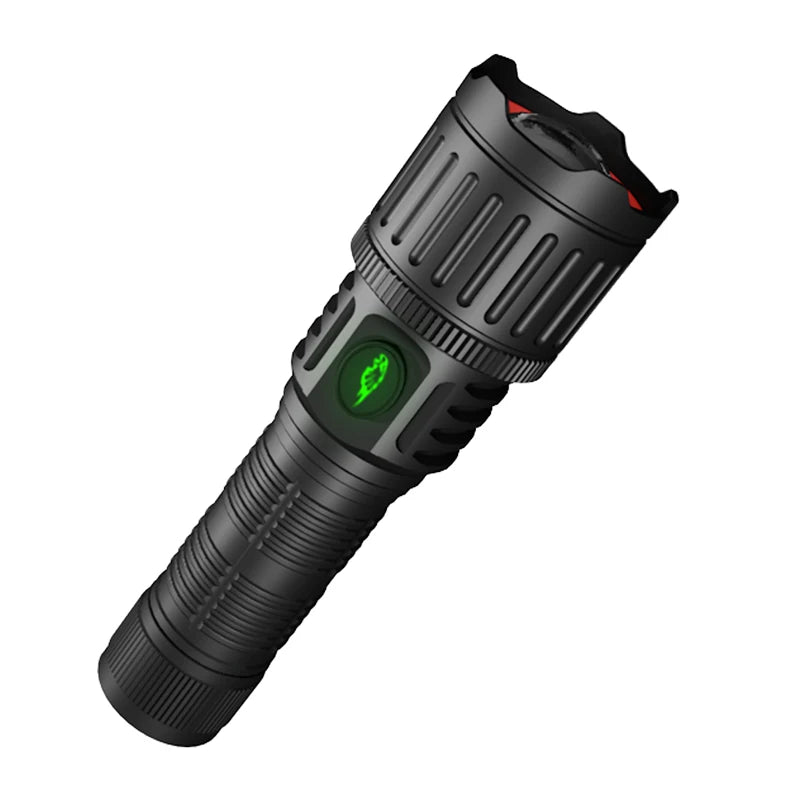 Foxhawk G30 Multifunctional Tactical High Lumen 12000 Lumens Laser Pointer Self Defense Flashlight