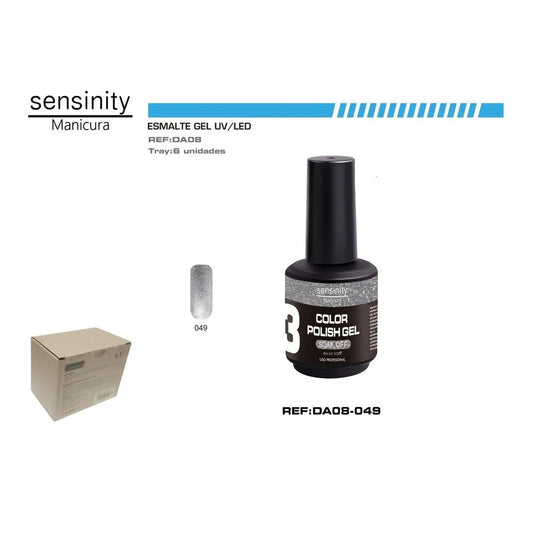 Gray UV/LED 3 soak off gel polish - Cosmetics