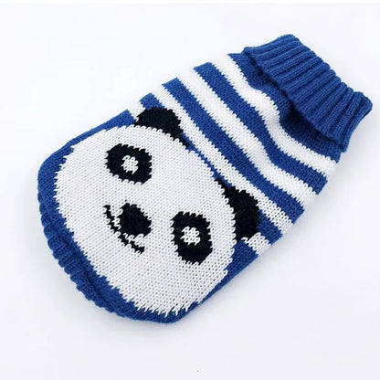 Christmas Cartoon Dog Clothes Warm Cat Sweater For Small Dogs Sweater Pet Clothing Coat Knitting Crochet Cloth Jersey Perro 30S1