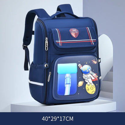 2023 Fashion Cartoon Student Mochila Escolar 1-6 Grade Spine Care Shoulder Bag High Quality School Bags